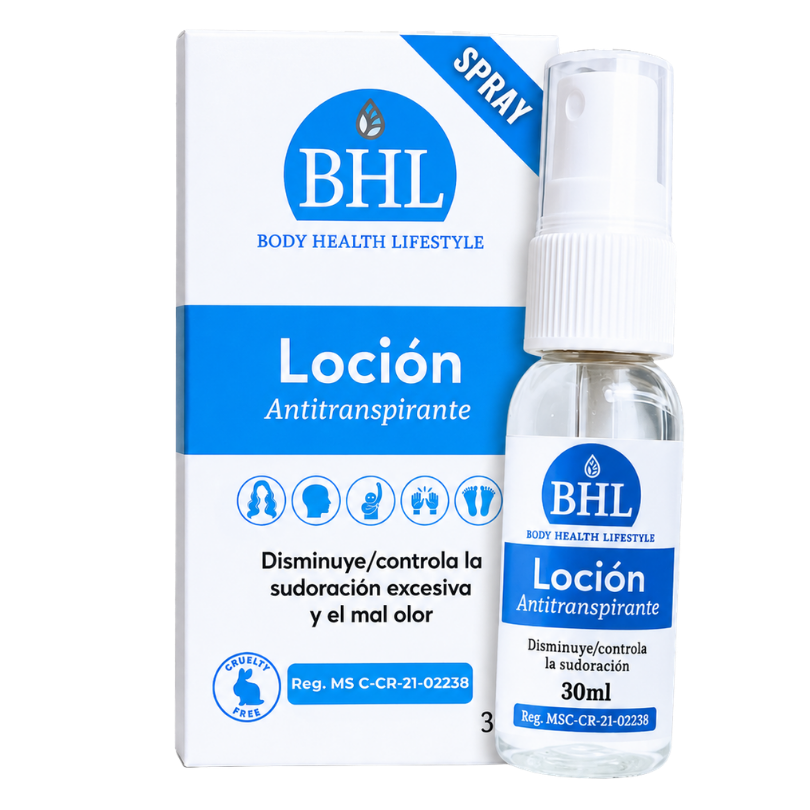 BHL tratamiento hiperhidrosis Costa Rica 30ml